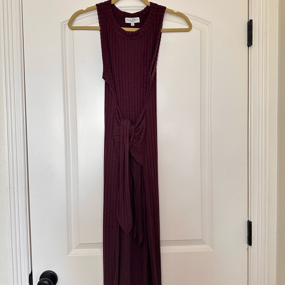 Plum Sleeveless Knit Michael Stars Dress
